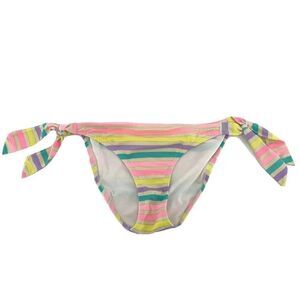 Victorias Secret Colorful Striped Bikini Bottom S